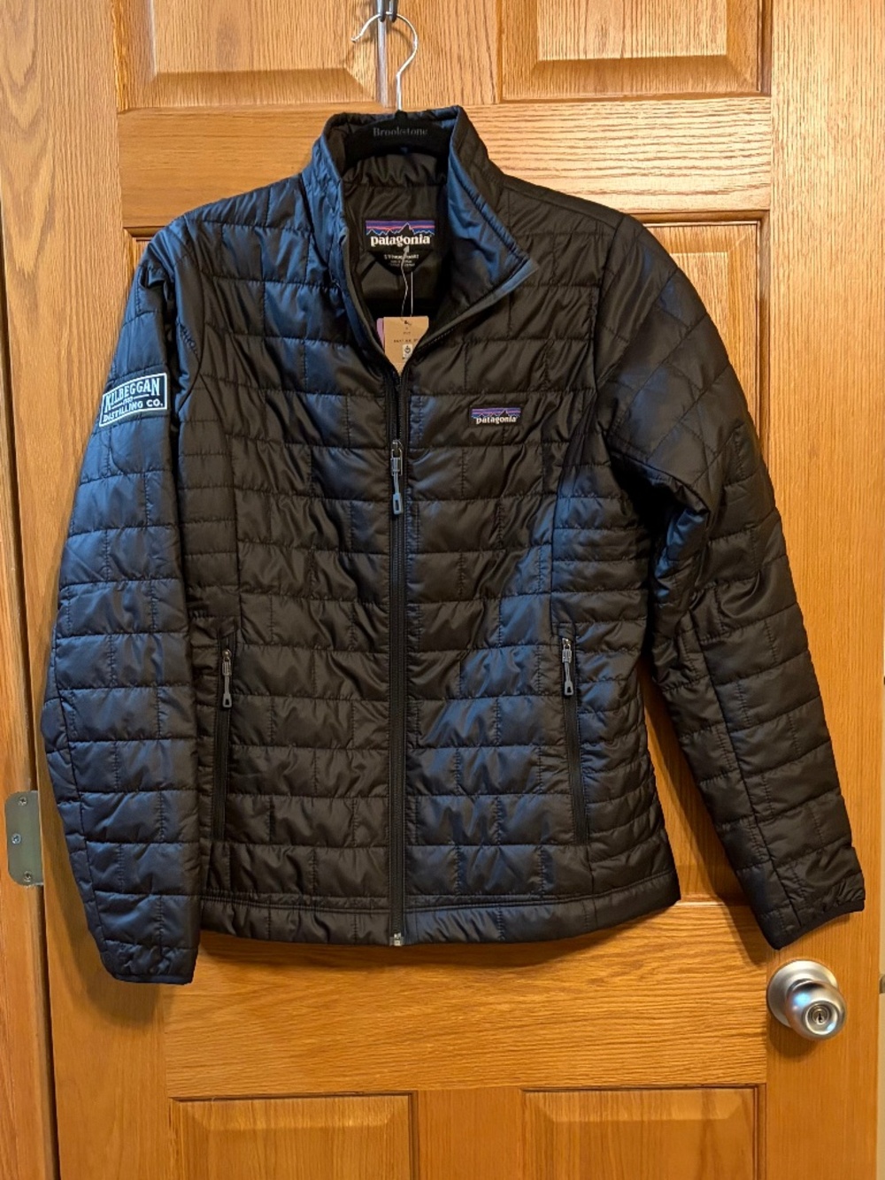 Patagonia black down jacket